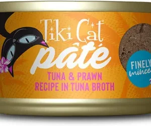 Tiki Pets Cat Grill Pate Tuna With Prawn 2.8Oz (Case Of 12)