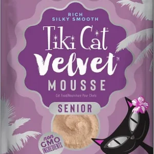 Tiki Pets Cat Mousse Senior Salmon 2.4Oz (Case Of 12)