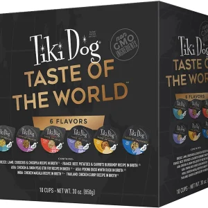 Tiki Pets Dog Gourmet 3 oz. Variety Pack 10 ct