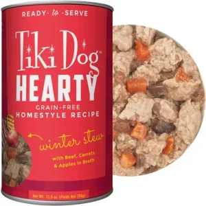 Tiki Pets Dog Hearty Beef 12.5Oz (Case Of 12)