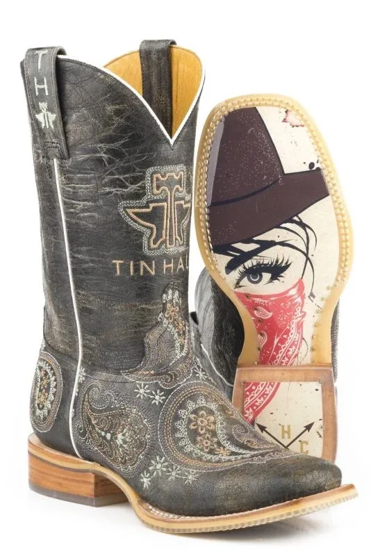 Tin Haul Ladies Bandana Bandit Boots - Image 2