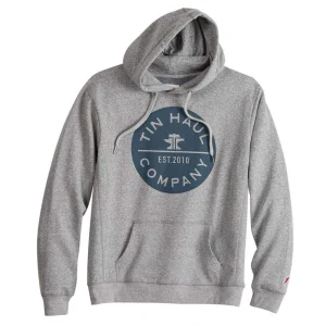 Tin Haul Mens Grey Jacket Hoodie