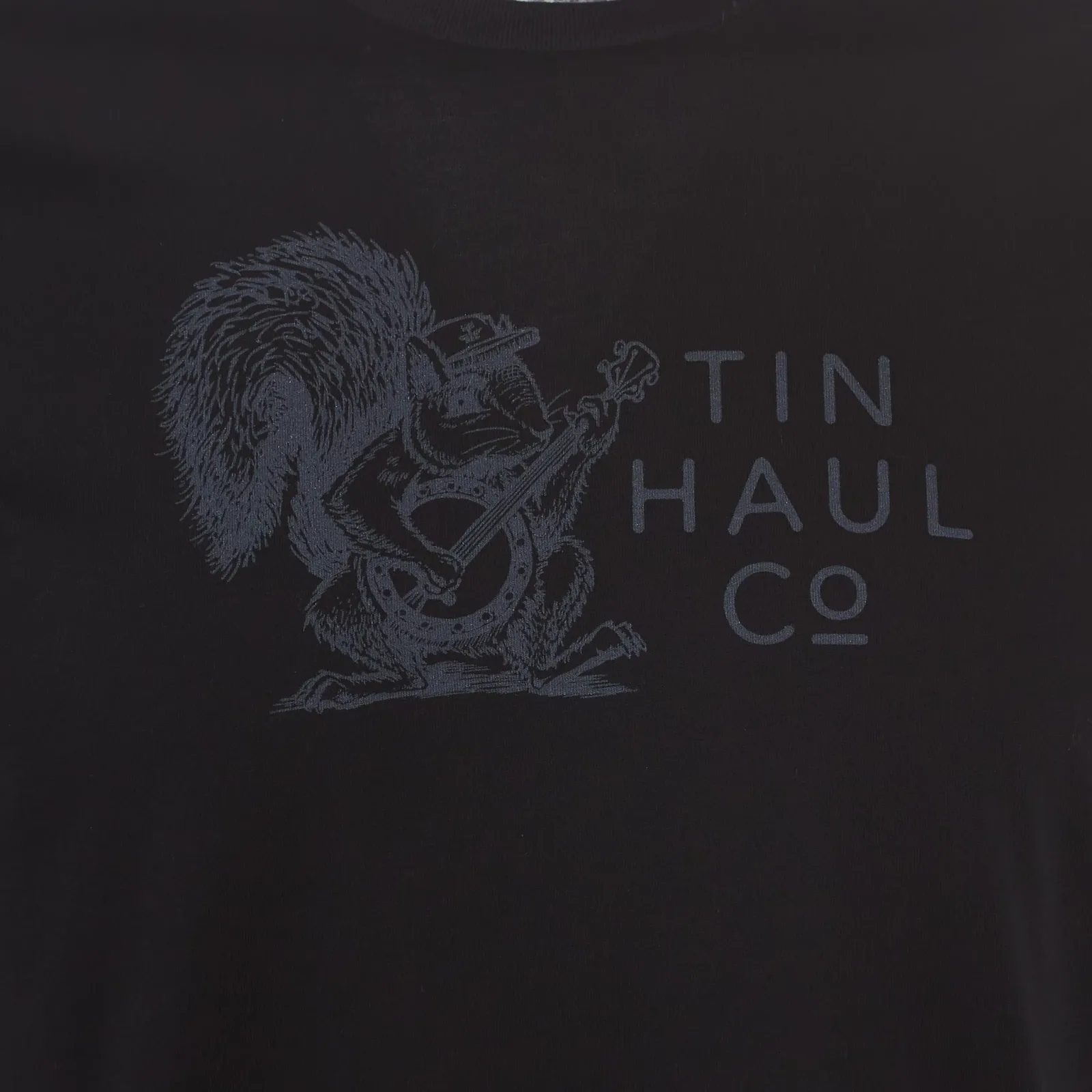 Tin Haul Mens Short Sleeve Squirrel With Banjo Print - Image 2