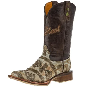 Tin Haul Womens Sign Of The Sun 13 In Top Desert Floral Sole Cowgirl Boot