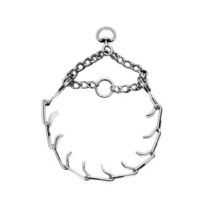 Titan Prong Training Dog Collar Nickel, Chrome 3.3 mm x 20 in