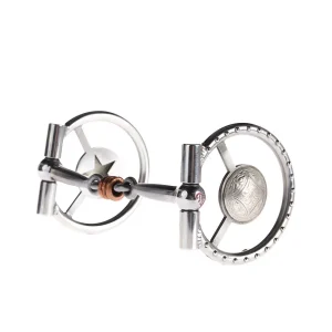 Tom Balding Bits 3 in 1 Concho Snaffle Bit