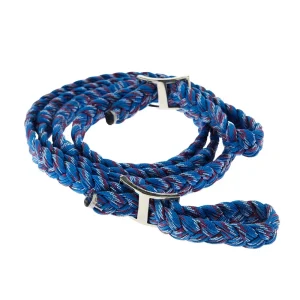 Tomahawk Blue Nylon Knot 3 Plait Rein