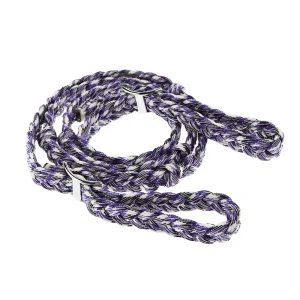 Tomahawk Purple Nylon Knot 3 Plait Rein