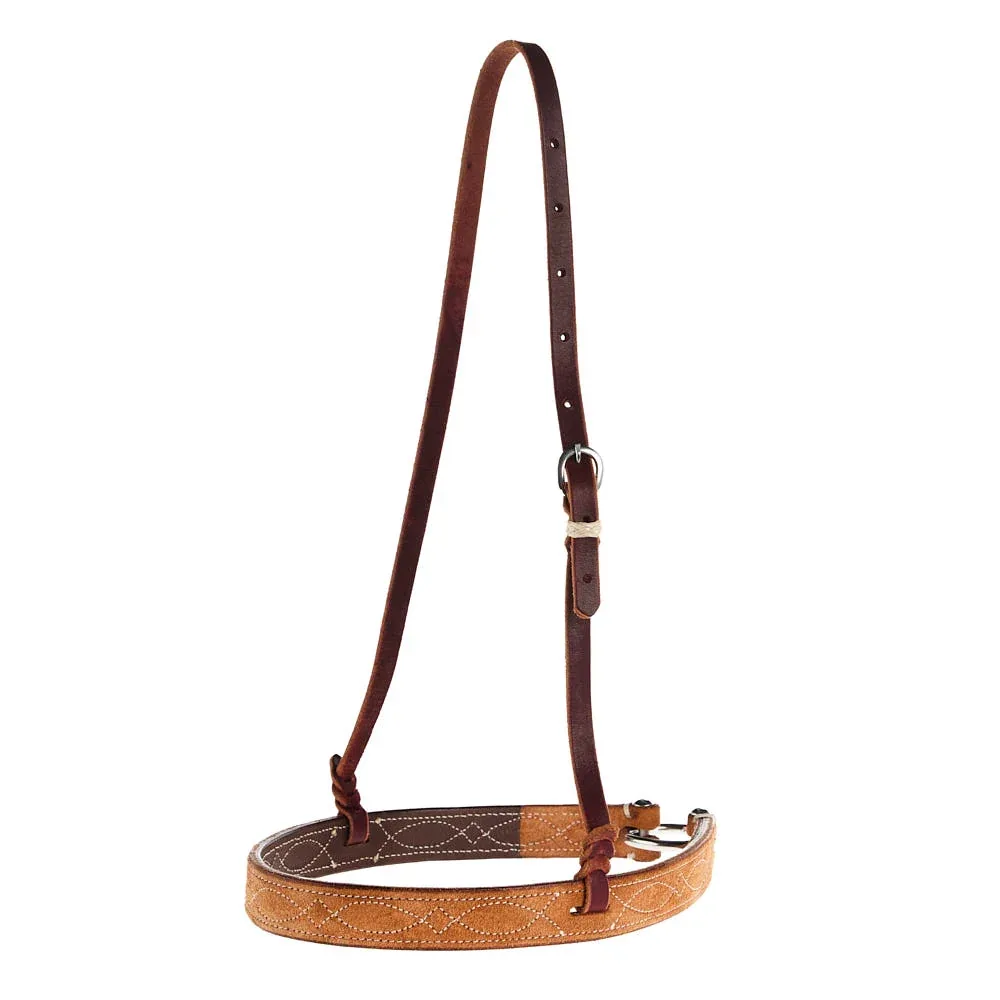 Tomahawk Roughout Noseband with Boot Stitch
