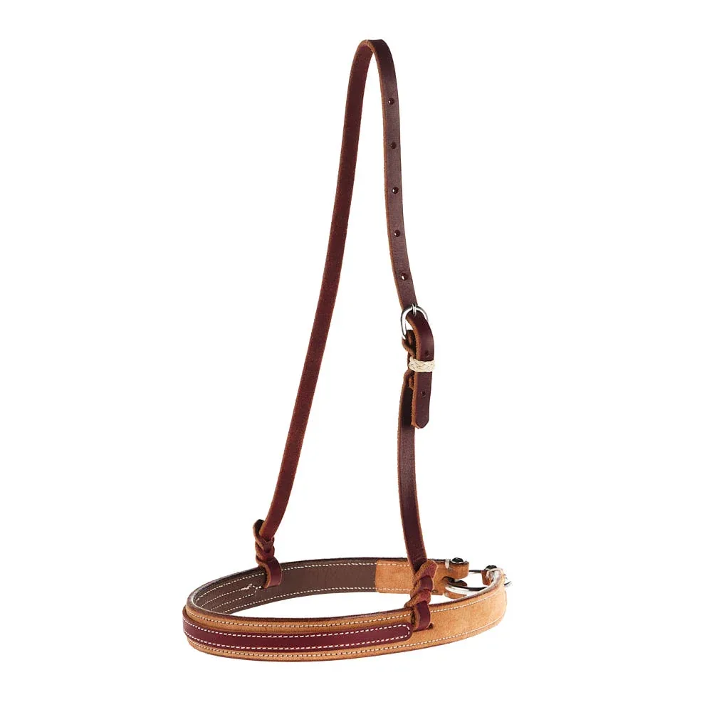 Tomahawk Roughout Noseband with Latigo Trim