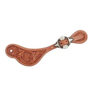 Tomahawk Scolloped Floral Spur Straps