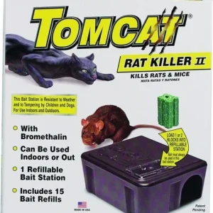 Tomcat Rat Killer Ii Refillable Bait Station 1lb