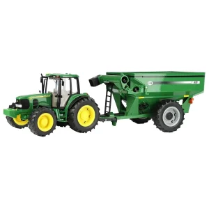 Tomy Big Farm John Deere Tractor & Gravity Grain Cart Set