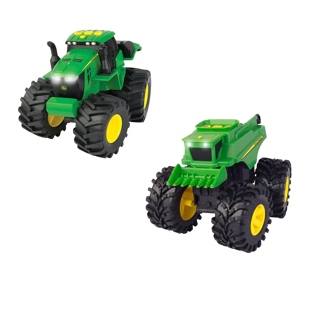 Tomy John Deere Monster Treads Lights & Sounds 2-Pack - Image 2