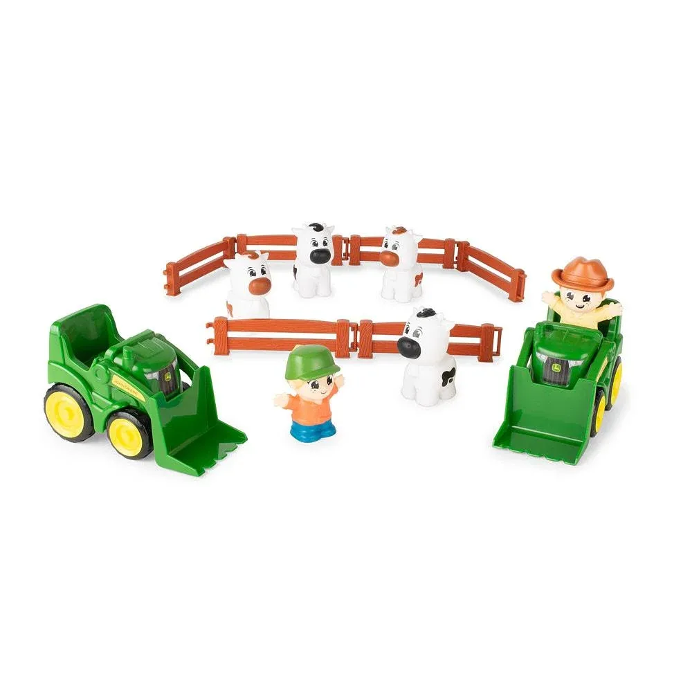 Tomy John Deere The Cows Are Out Playset