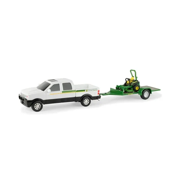 Tomy John Deere Truck Trailer w/Z Trak Mower