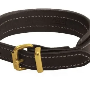 Tory 1/2In Padded Bracelet Brass Buckle 9In Blk