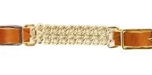 Tory Double Chain Curb Bk/Gry