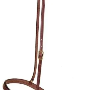 Tory English Bridle Leather Roper Noseband Blk