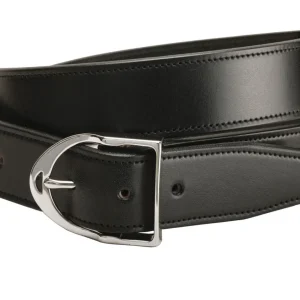 Tory Leather 1 1/2" Belt with Stirrup Buckle