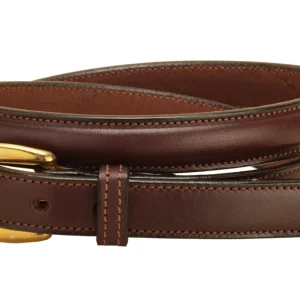 Tory Leather 3/4" Raised Leather Belt