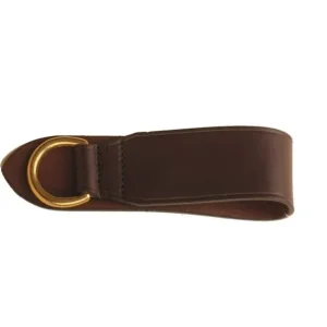 Tory Leather Deluxe Girth Ring With Solid Brass De