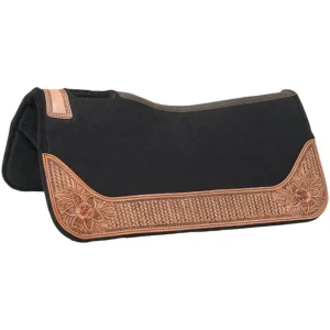 Tough 1 31x32 Black Lotus Felt Saddle Pad