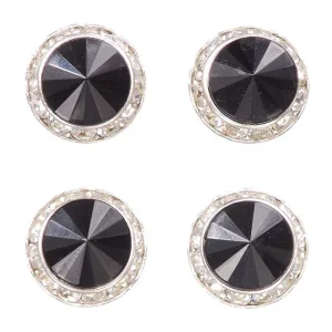 Tough 1 Black Crystal Number Magnet Set