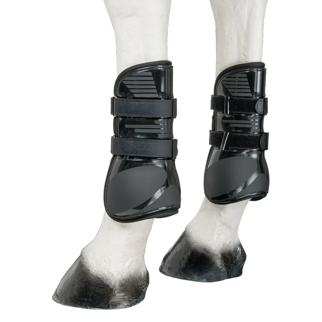 Tough 1 Black Open Front Tendon Splint Boots - Image 2