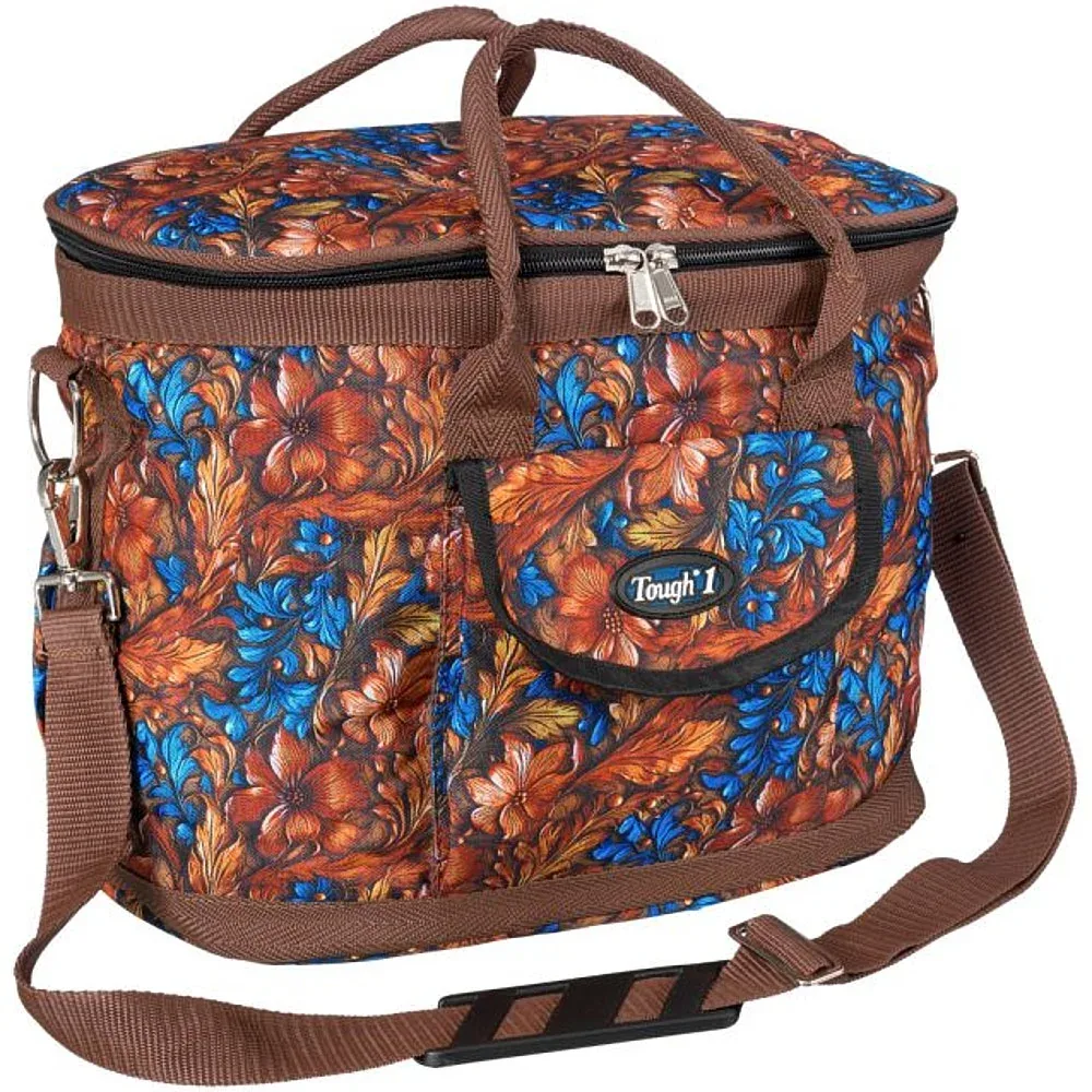 Tough 1 Blue Carved Grooming Tote Case