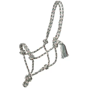 Tough 1 Cream Grey Brown Blue Mecate Rope Halter