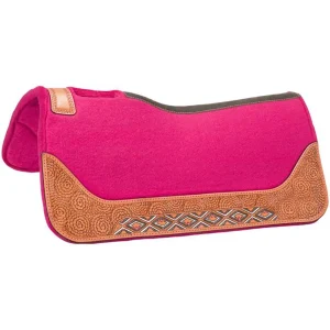 Tough 1 Dahlias and Diamonds 1inch 31x32 Felt Saddle Pad