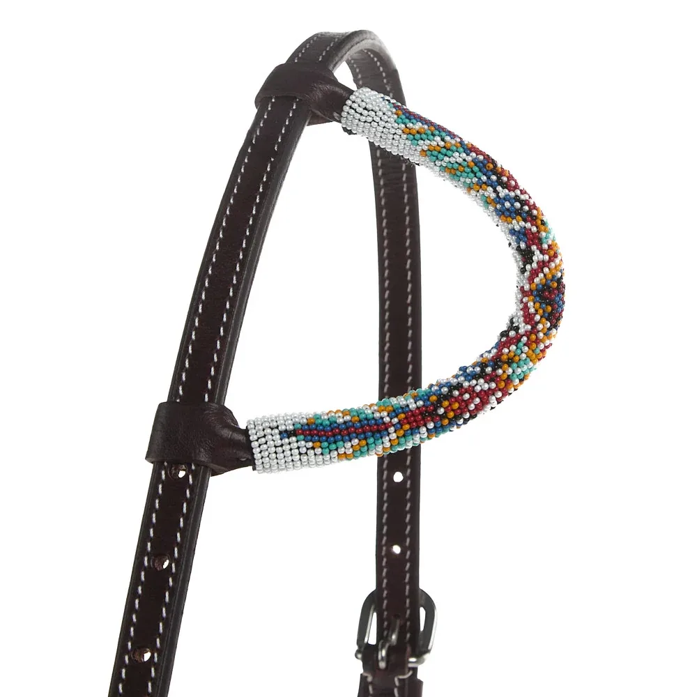 Tough 1 Dallas Beaded Single Ear Headstall - Image 2