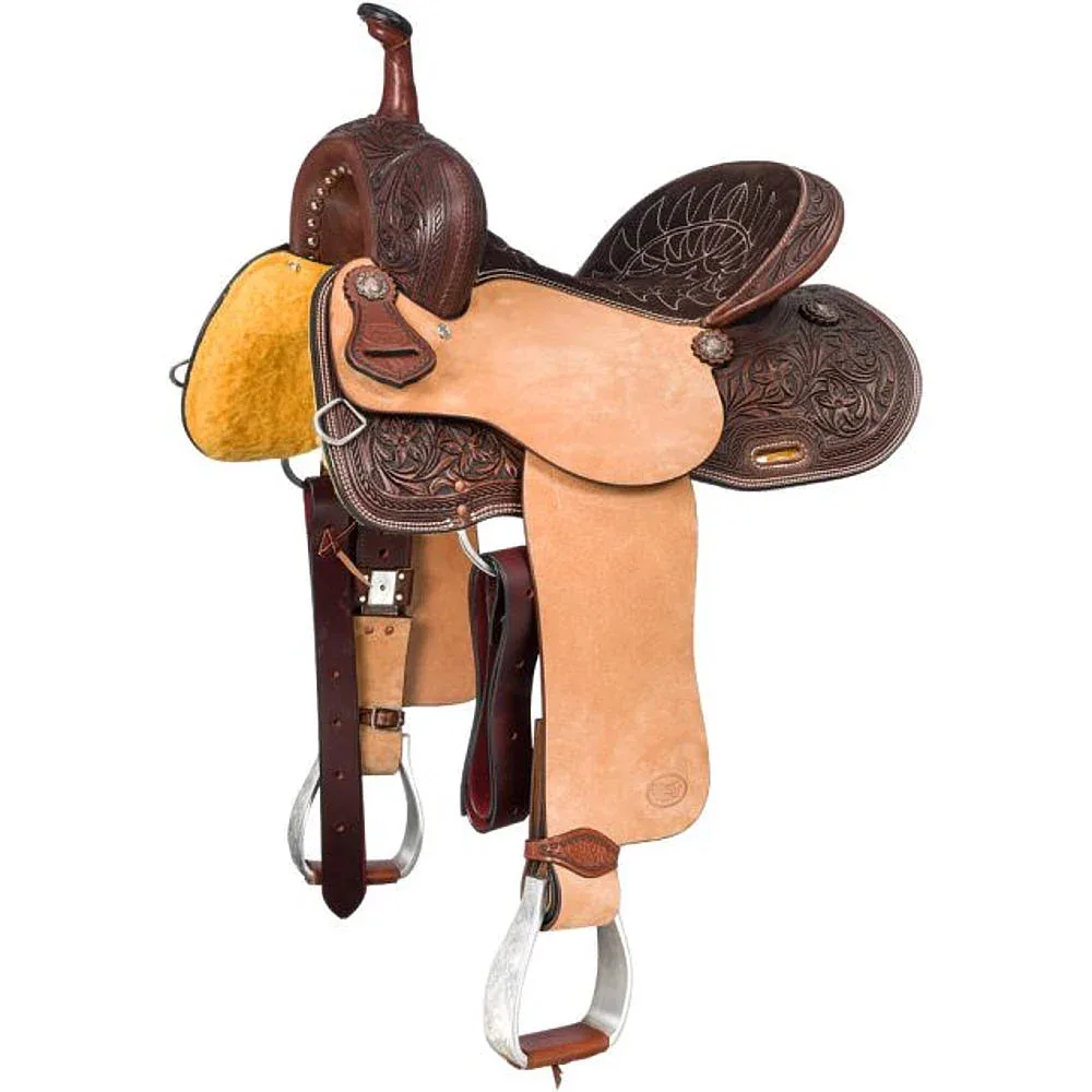 Tough 1 Dark Oil Austin 14in Barrel Saddle