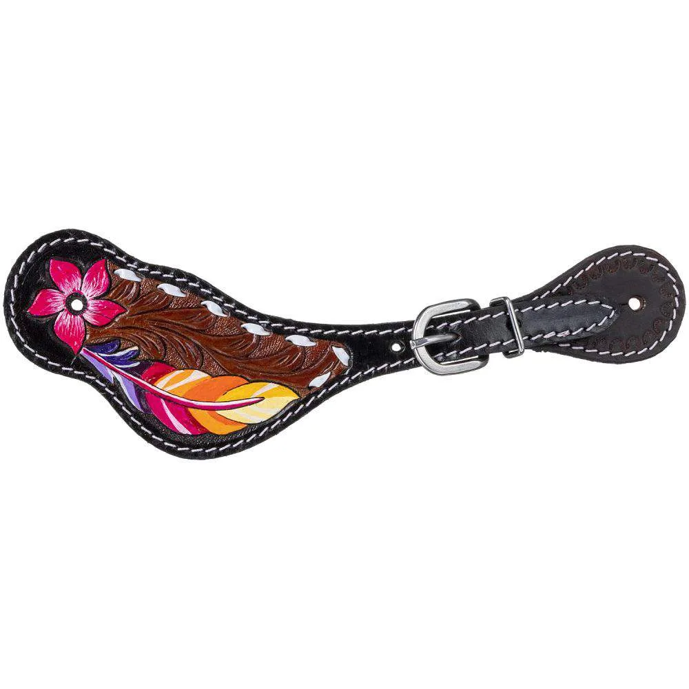 Tough 1 Feather and Flower Spur Straps