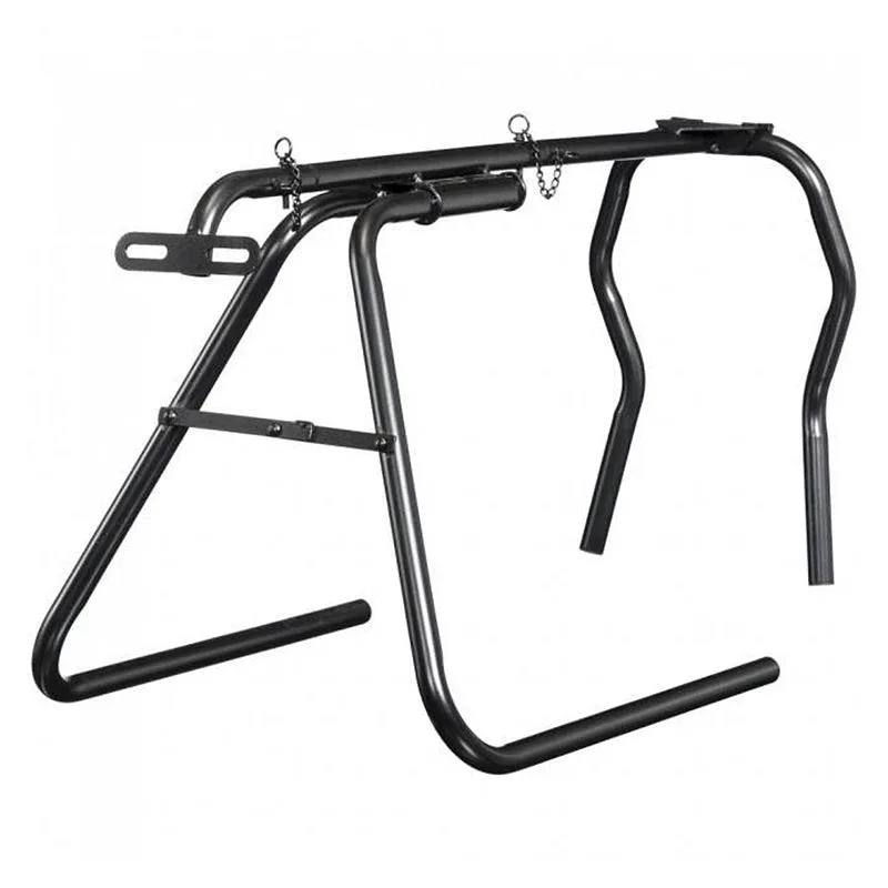 Tough 1 Jr Collapsible Roping Steer Dummy Black
