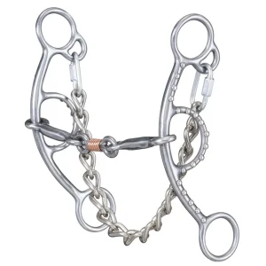 Tough 1 Sweet Iron 3 Piece Short Shank Snaffle Bit