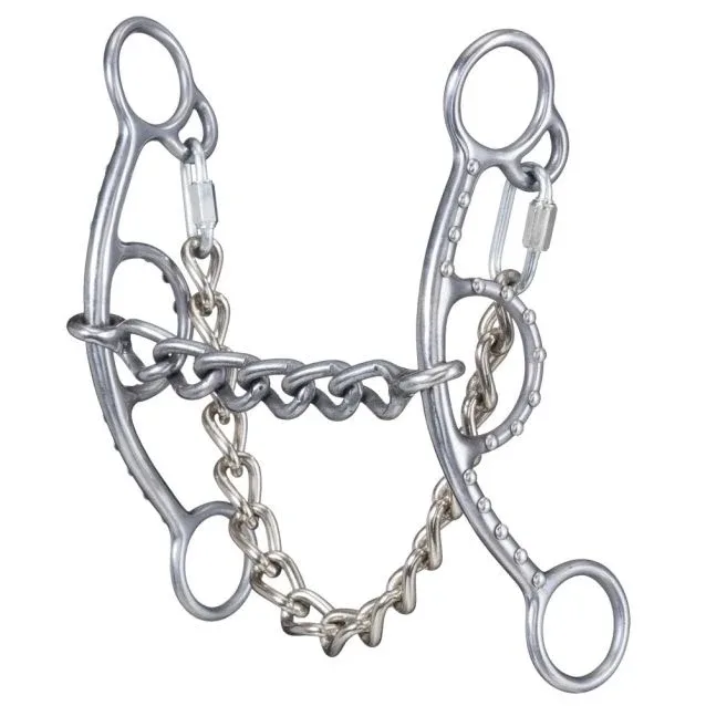 Tough 1 Sweet Iron Chain Short Shank Snaffle Bit