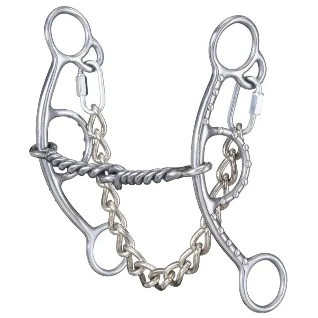 Tough 1 Sweet Iron Twisted Wire Short Shank Snaffle Bit