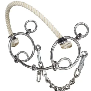 Tough1 Combination Rope Nose/Snaffle Mouth Bit