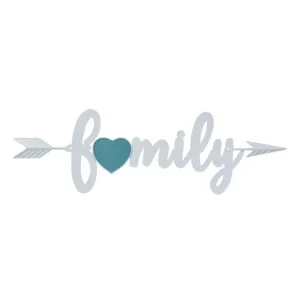 Tough1 Family Arrow Metal Wall Sign