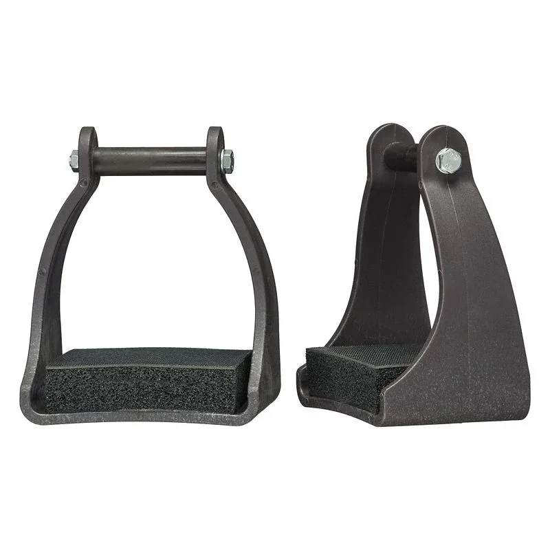Tough1 Polymer Cushioned Trail Stirrups - Image 2
