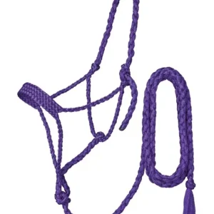 Tough1 Premium Mule Tape Halter with Lead