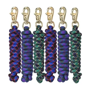 Tough1 Premium Poly Woven Lead with Triggerbull Snap - 6 Pack