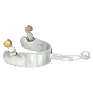 Tough1 SS Long Knob End Equitation Spurs