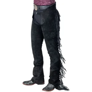 Tough1 Suede Equitation Chaps