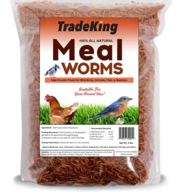 Tradeking Tradeking Dried Mealworms Wild Bird Food - 5 Lbs