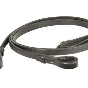 Treadstone Windeck Plain Leather Reins 5/8 Hrs Blk