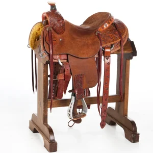 Trent Ward Used 15in Acorn Tooled Ranch Roper