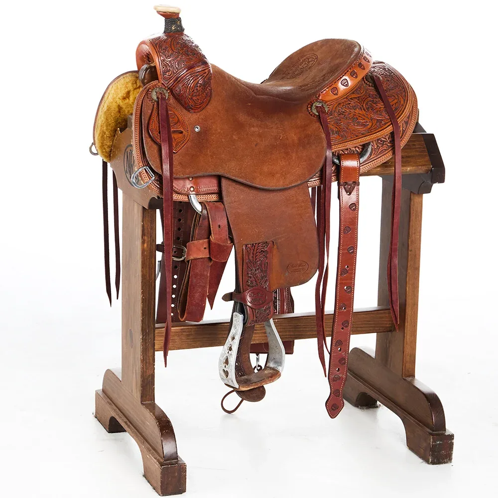 Trent Ward Used 15in Acorn Tooled Ranch Roper